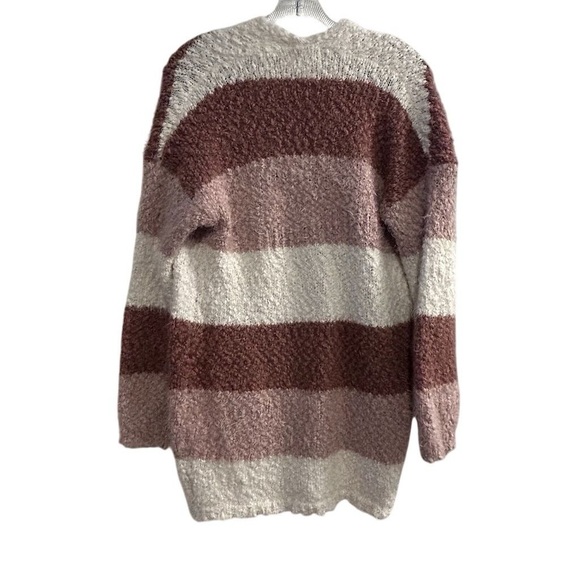 Altar'd State Women's Striped Open Front Cardigan Sweater Size S/M - Picture 3 of 7